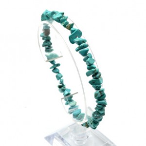 Браслет крошка из бирюзы (имитация), 17см