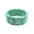 Браслет сегмент 25*16мм из бирюзы иранской (имитация)