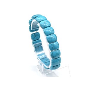 Браслет сегмент 15*10мм из бирюзы (имитация)
