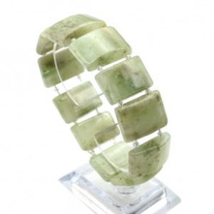 Браслет из пренита (Гроссуляр) прямоугольник 22*15мм, 71г