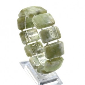 Браслет из пренита (Гроссуляр) прямоугольник 25*16мм, 80г