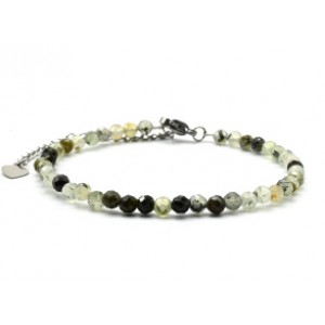 Браслет из пренита шарик гр.4мм, 17см