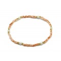 Браслет из циркона с майоркой шарик гр.2мм цвет карамельный (иск.) Браслет из циркона с майоркой шарик гр.2мм цвет карамельный (иск.)