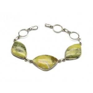 Браслет офиокальцит "Грация", 21,5см.