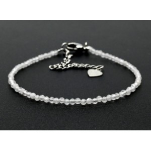 Браслет из розового кварца шарик гр.2мм, 16,5см Браслет из розового кварца шарик гр.2мм, 16,5см