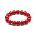 Браслет шарик 12мм из коралла (имитация)
