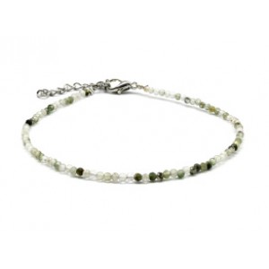 Браслет из кошачий глаз (нат.)а (кошачий глаз) шарик гр.2мм, 17см