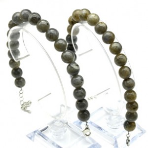 Браслет из лабрадорита шарик 10мм, 21см