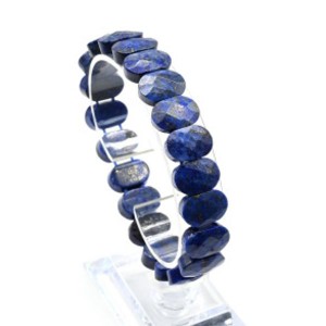Браслет граненый 14*7мм из лазурита