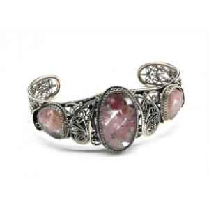 Браслет "Мозаика" из турмалина, 19,5см.