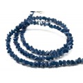 Чокер на шею женский из циркона огранка 4мм цвет синий, 41см (иск.)
