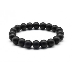 Браслет из шунгита шарик 10мм (иск.)