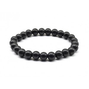 Браслет из шунгита искусственного шарик 8мм