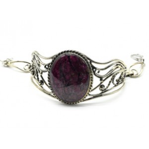 Браслет эвдиалит овал, 18 см