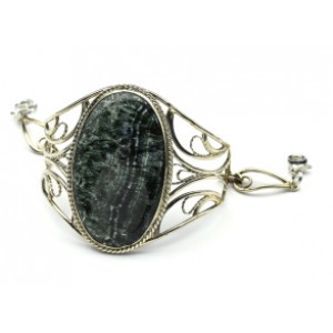 Браслет серафинит овал, 18см.