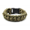 Паракорд браслет 18-19см, цвет зеленый (иск.)