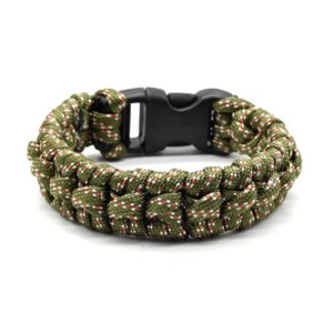 Паракорд браслет 18-19см, цвет зеленый (иск.) Паракорд браслет 18-19см, цвет зеленый (иск.)