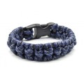 Мужской браслет из паракорда 18-19см, цвет синий (иск.)