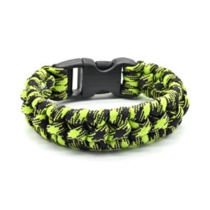 Мужской браслет из паракорда 18-19см, цвет зеленый (иск.)