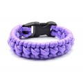 Женский браслет из паракорда 18-19см, цвет лавандовый (иск.) Женский браслет из паракорда 18-19см, цвет лавандовый (иск.)
