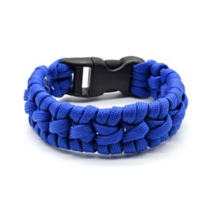 Паракорд браслет 18-19см, цвет синий (иск.)