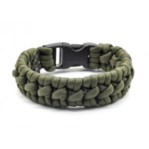 Паракорд браслет 18-19см, цвет оливковый (иск.) Паракорд браслет 18-19см, цвет оливковый (иск.)