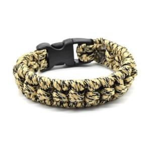 Мужской браслет из паракорда 18-19см, цвет песочный (иск.)