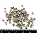 Кримпы 4 мм цвет никель около 120 шт/упак