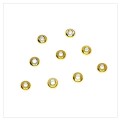 Разделитель Бусина 4*2 мм нержавеющая сталь, внутреннее отверстие 2 мм, золото 20 штук/упаковка