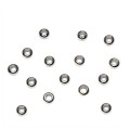 Разделитель Бусина 3*1,5 мм нержавеющая сталь, внутреннее отверстие 2 мм, 20 штук/упаковка