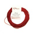 Шнур синтетический нейлоновый 0,6 мм цвет рубиново-красный 10 метров/уп