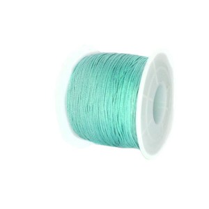 Шнур синтетический нейлоновый 0,8 мм цвет мятный около 100 метров/катушка