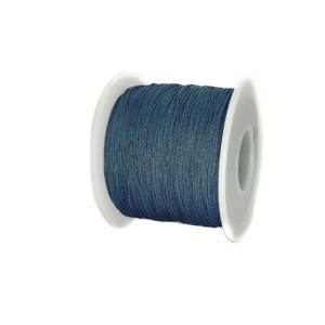 Шнур синтетический нейлоновый 0,8 мм цвет графитовый серо-синий около 100 метров/катушка