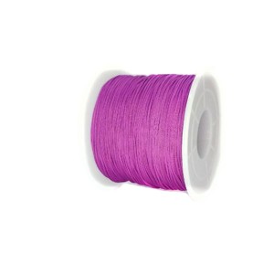 Шнур синтетический нейлоновый 0,8 мм цвет амарантовый пурпурный около 100 метров/катушка