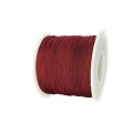 Шнур синтетический нейлоновый 0,8 мм цвет темная вишня около 100 метров/катушка