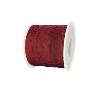 Шнур синтетический нейлоновый 0,8 мм цвет темная вишня около 100 метров/катушка