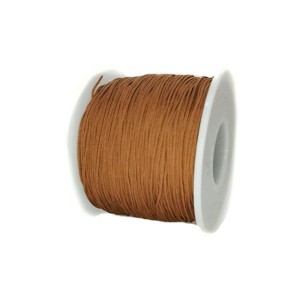 Шнур синтетический нейлоновый 0,8 мм цвет светло-коричневый около 100 метров/катушка