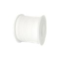 Шнур синтетический нейлоновый 0,8 мм цвет белый около 100 метров/катушка