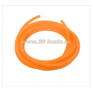 Шнур латексный (трубка) полый 4 мм оранжевый 1 метр/упаковка