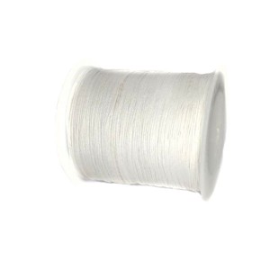 Шнур синтетический нейлоновый 0,6 мм цвет белый Более 100 метров/катушка