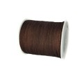 Шнур синтетический нейлоновый 0,6 мм  цвет шоколад Более 100 метров/катушка