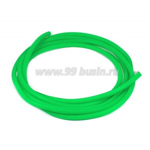 Шнур латексный полый 5 мм цвет светлый зеленый 1 метр/упаковка