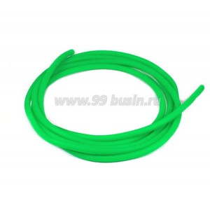 Шнур латексный полый 3 мм цвет светлый зеленый 1 метр/упаковка