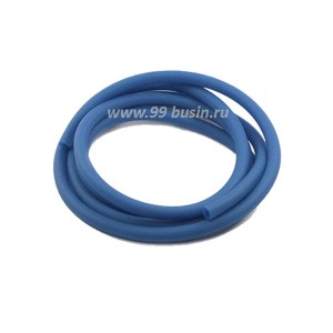 Шнур латексный (трубка) полый 5 мм, цвет морской синий 1 метр/упаковка