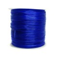 Шнур латексный эластичный ПЛОСКИЙ 0,8*0,4 мм сумеречный синий катушка около 100 метров