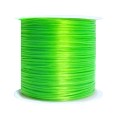 Шнур латексный эластичный ПЛОСКИЙ 0,8*0,4 мм неоновый зеленый катушка около 100 метров