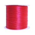 Шнур латексный эластичный ПЛОСКИЙ 0,8*0,4 мм малиновое вино катушка около 100 метров