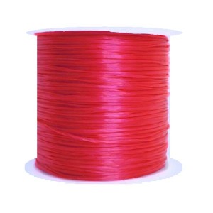 Шнур латексный эластичный ПЛОСКИЙ 0,8*0,4 мм малиновое вино катушка около 100 метров