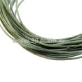 Шнур вощёный 1 мм, цвет оливковый, в пасме, 100% хлопок около 6 метров