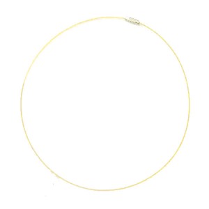 Чокер основа для колье,  длина  45 см, 1 мм, песочный, 1 штука